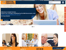 Tablet Screenshot of capitalcareers.com.au